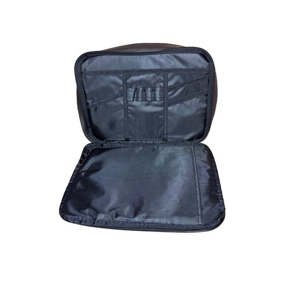 Christian Art Gifts Brown Faux Leather Bible Cover Case Double Zip 2006 Large - Picture 3 of 11